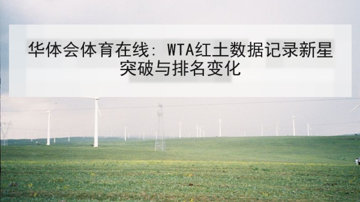华体会体育在线: WTA红土数据记录新星突破与排名变化 华体会体育在线: WTA红土数据记录新星突破与排名变化